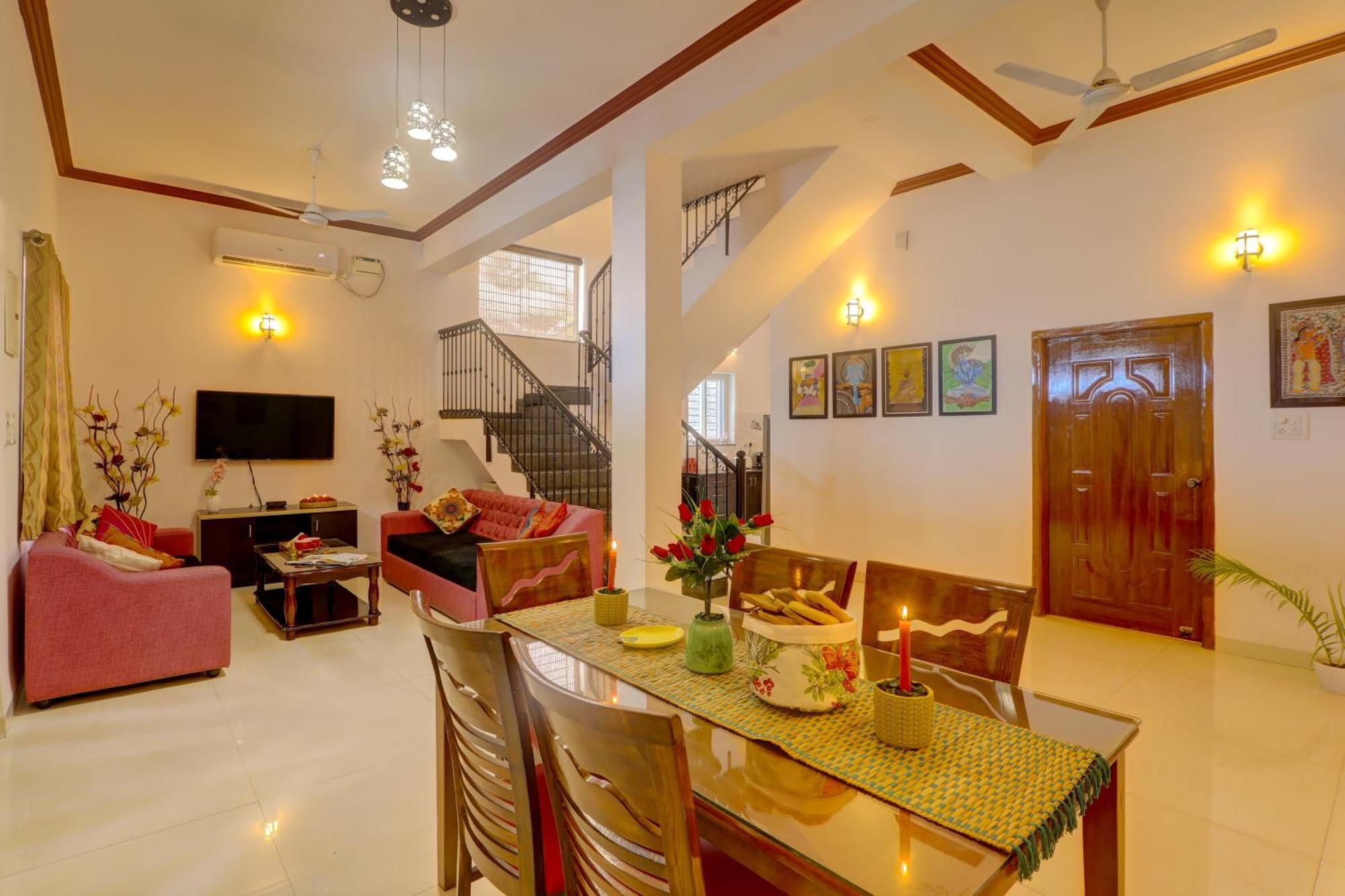 Jaqk Holidays - 9Bhk Villa For Big Groups, Private Pool-Wifi-Cartaker-Parking, North Goa Baga Eksteriør bilde